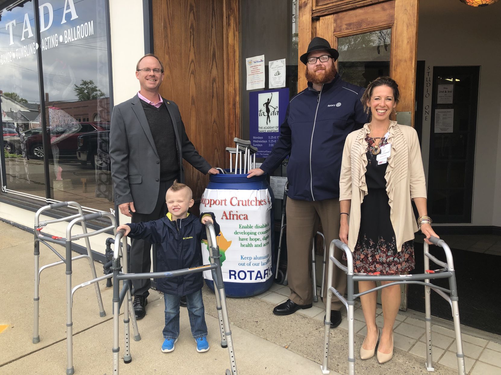 crutches for Africa